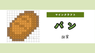 【マイクラ】パンのアイロンビーズ／アクアビーズ簡単図案