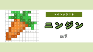 【マイクラ】ニンジンのアイロンビーズ／アクアビーズ簡単図案