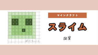 【マイクラ】スライムのアイロンビーズ/アクアビーズ簡単図案