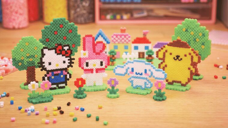 アイロンビーズ/アクアビーズでサンリオキャラを作る